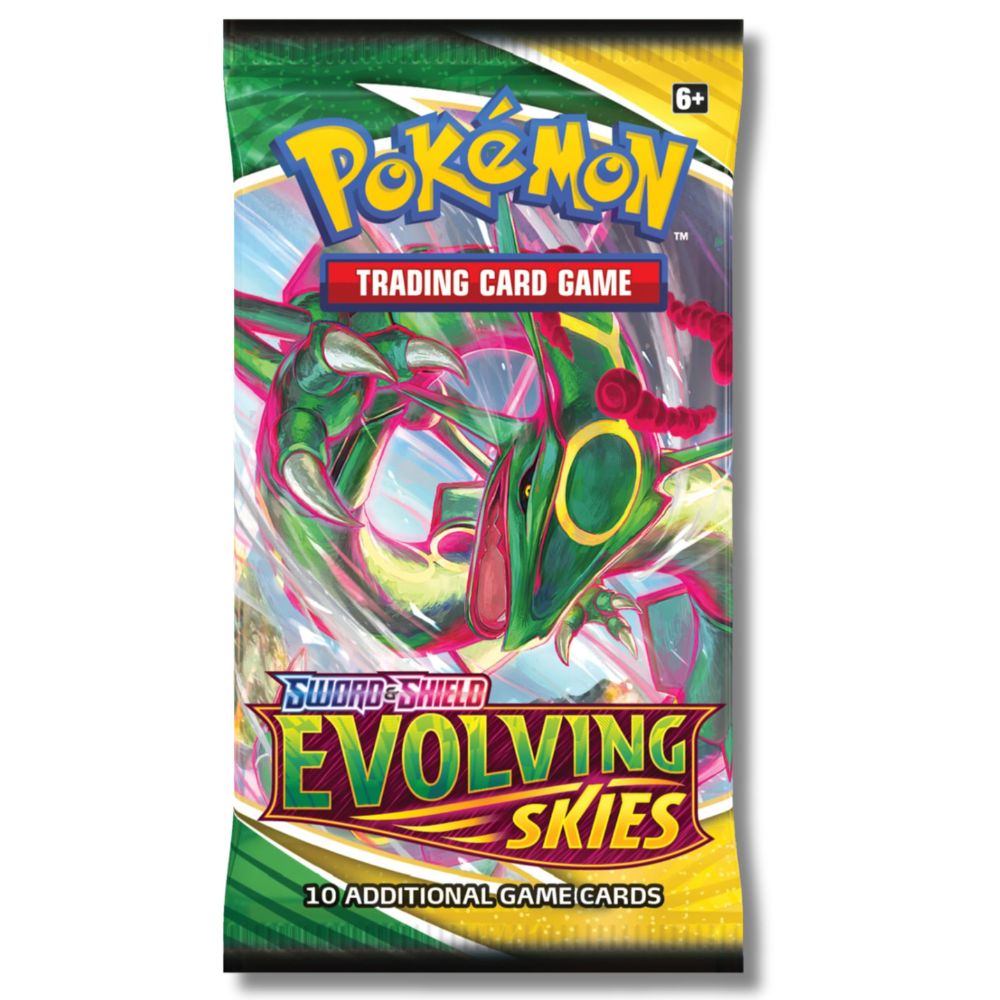 Pokemon Evolving Skies Booster pack on fireleaftcg.com