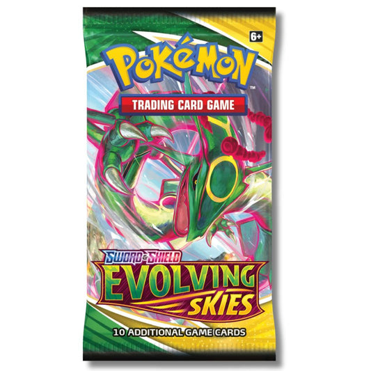 Pokemon Evolving Skies Booster pack on fireleaftcg.com