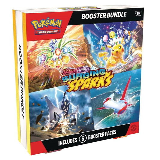 Pokemon Surging Sparks Booster Bundle with 6 packs