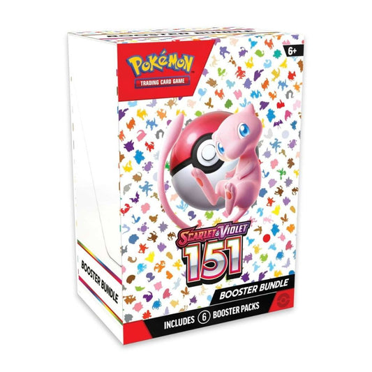 Pokemon 151 booster bundle with mew and pokeball